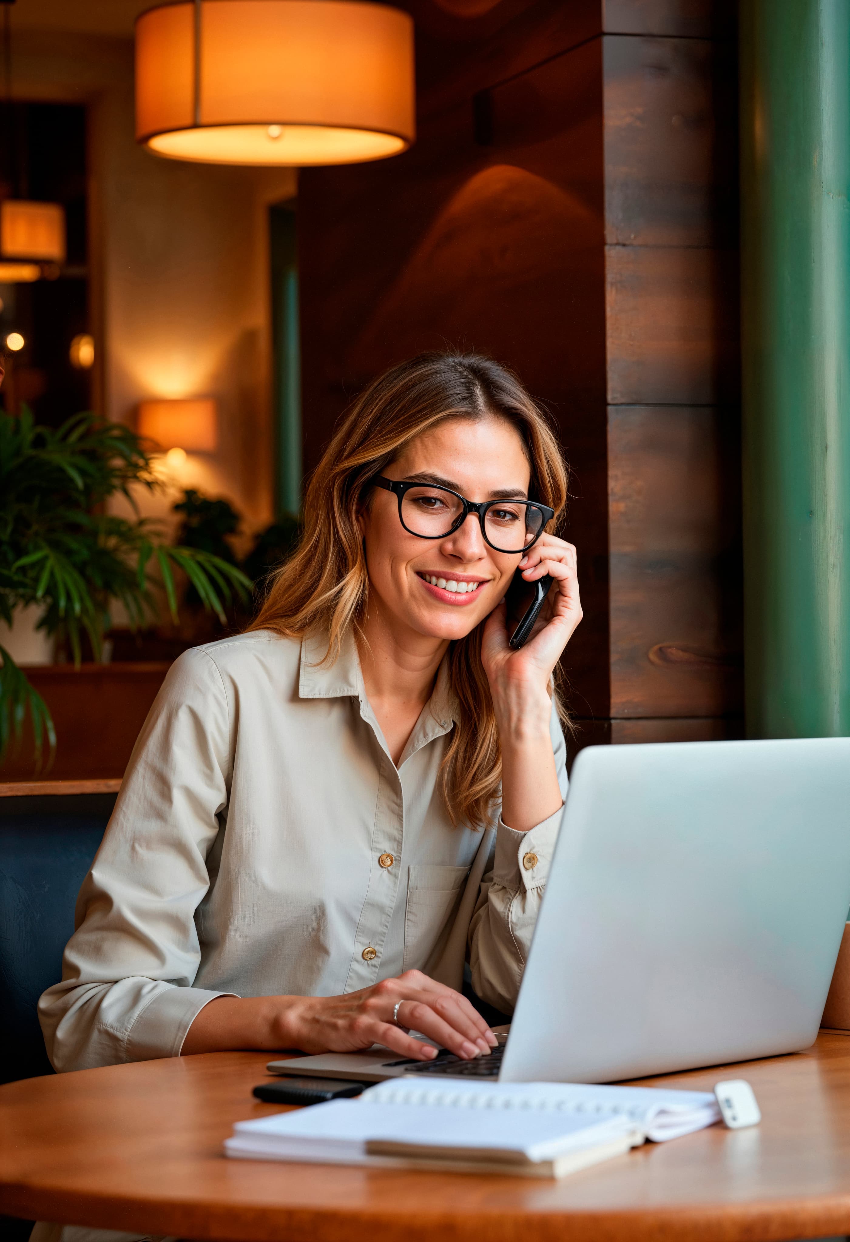 A Cloud Epitome consultant on a call